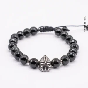 Pulsera Obsidiana Negra Hombre