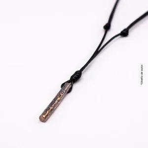 Collar de cobre martillado | Diseño industrial masculino Chile