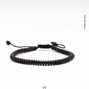 Pulsera de Hematita Rondel – Diseño Minimalista